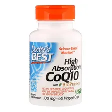 Coq10 Coenzima Q10 C/ Bioperine Doctors Best 100mg 60cps Eua Foto mini 1