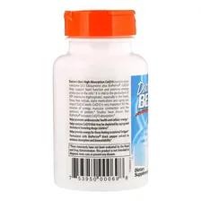 Coq10 Coenzima Q10 C/ Bioperine Doctors Best 100mg 60cps Eua Foto mini 2