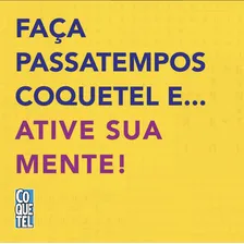 Coquetel Palavras Cruzadas Desafio - Livro 61: Coquetel Palavras Cruzadas Desafio - Livro 61, De Equipe Coquetel. Editora Coquetel, Capa Mole, Edição 1 Em Português, 2023 Foto mini 3