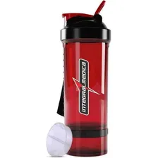 Coqueteleira 2 Doses Vermelha Tritan 700ml Integral Medica Foto  mini 1