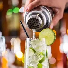 Coqueteleira Aço Inox 500ml Com Coador Drinks Caipirinha Bar Foto mini 2