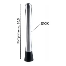 Coqueteleira Inox Com Socador Aço Inox Kit Bartender Cor Prateado Foto mini 4