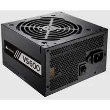 Cor da fonte Corsair Vs600 600w 80 Plus White Certific Pc Hf Gamer: preto Foto mini  2