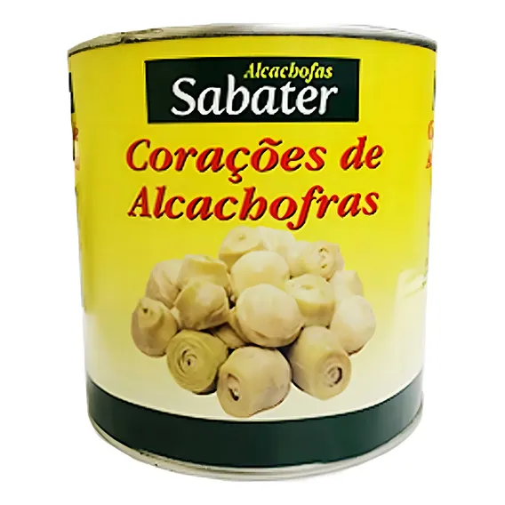 Coração De Alcachofra Sabater Lata 2,5 Kg Foto 1