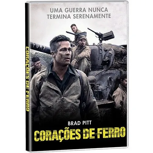 Corações De Ferro Dvd Original Lacrado Brad Pitt Foto 1