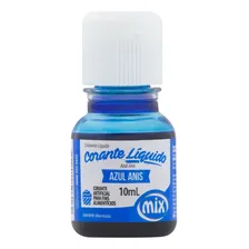 Corante Alimentício Líquido Azul Anis Mix Frasco 10ml Foto mini 2