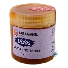 Corante Em Pó Para Velas Castanho Terra (7g) Foto  mini 1