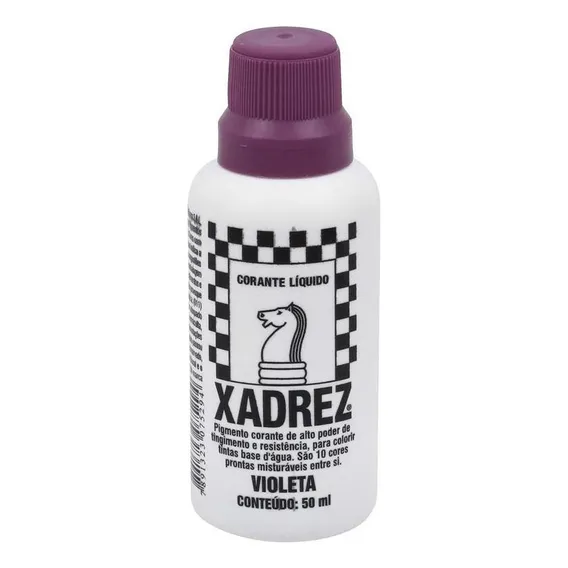 Corante Líquido Xadrez Violeta 50ml Foto 1