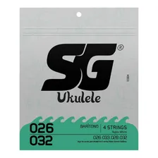 Corda 026 Nylon Para Ukulele Baritono Sg Encordoamento 10984 Foto mini  2