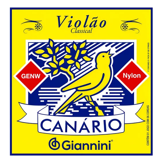Corda Avulsa Giannini Canário Genw Violão Nylon 4ª Corda 030 Foto 1