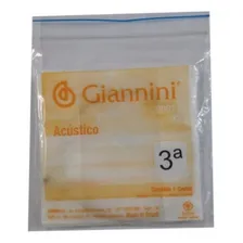 Corda Avulsa Giannini Violão Aço Bronze 3ª Sol Kit Com 6 Un Foto mini  2