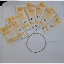 Corda Avulsa Giannini Violão Aço 1ª Mi Kit Com 12 Foto mini  3