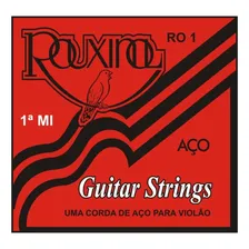Corda Avulsa Rouxinol 1ª Mi Para Violão Aço R-1 Foto mini 1