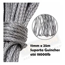 Corda / Cabo Sintético Kevlar 11mm X 25m Guincho S10 18000lb Foto mini 2
