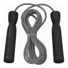 Corda Com Rolamento Pula Corda Silicone Cinza 2,65m Foto  mini 1