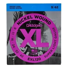 Corda Daddario Exl120 para guitarra elétrica 09 042 Foto mini 1