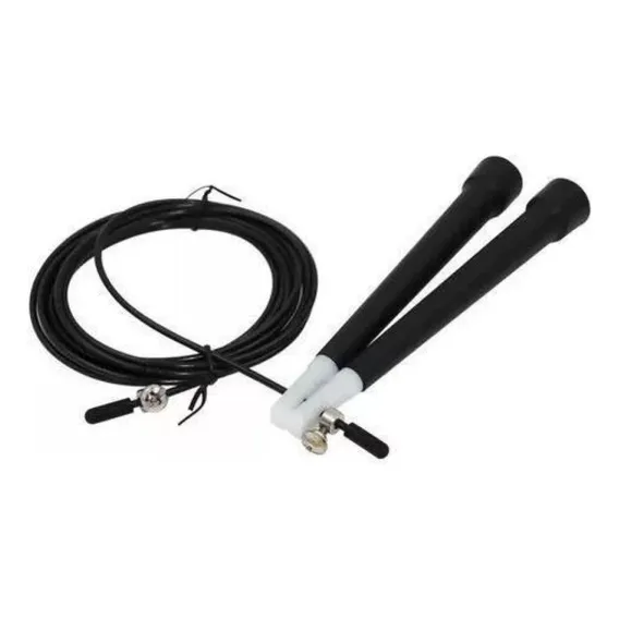 Corda De Pular Com Cabo Aço Rolamento Speed Rope 3m Foto 1