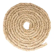 Corda De Sisal 8mm 15 Metros Rolo Fio Sisal Artesanato Sisal Foto mini  2