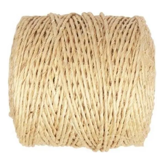 Corda De Sisal 8mm 15 Metros Rolo Fio Sisal Artesanato Sisal Foto 1