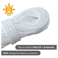 Corda De Varal De Teto Resistente Antimofo 20 Metros - 4mm Foto mini 2