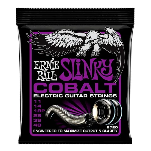 Corda Ernie Ball 011 Power Slinky Cobalt Para Guitarra Foto 1