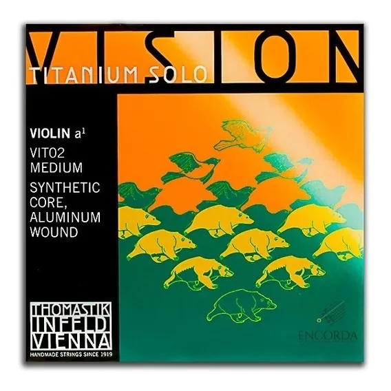 Corda Lá Avulsa Para Violino Thomastik Vision Solo Titanium Foto 1
