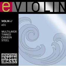Corda Mi Avulsa Violino Thomastik E-string E01 (aço/carbono) Foto  mini 1