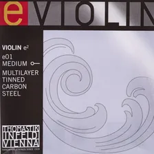Corda Mi Avulsa Violino Thomastik E-string E01 (aço/carbono) Foto mini  2