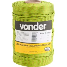 Corda Multifilamento Trançada 10,0mm 11,0kg 147 Metros Verde Foto mini 1