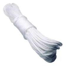 Corda Multiuso 4mm Pp Polipropileno Branca Varal 30 Metros Foto  mini 1