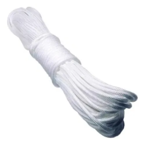 Corda Multiuso 4mm Pp Polipropileno Branca Varal 30 Metros Foto 1