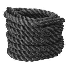 Corda Naval Rope Cross Training 34mm X 6mts Preto Funcional Foto mini 4