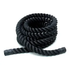 Corda Naval Rope Cross Training 34mm X 6mts Preto Funcional Foto  mini 1