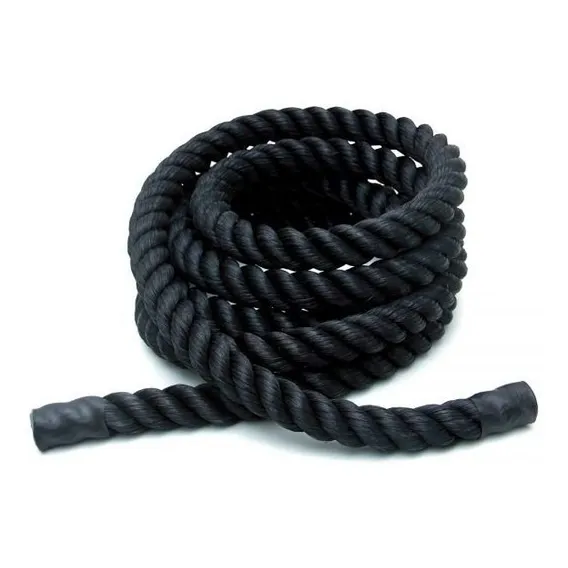 Corda Naval Rope Cross Training 34mm X 6mts Preto Funcional Foto 1