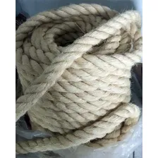 Corda Naval Sisal 38mm 30 Mts Escalada Fitness Funcional Foto mini  2
