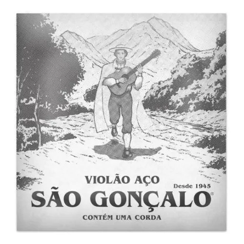 Corda P/violao 1a Mi Aço 010 C/ Bolinha Sao Goncalo 11030 Foto 1