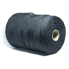 Corda Preta 2mm Poliéster Trançada 1kg Resistente Amarração Foto mini 3