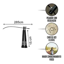 Corda Profissional Crossfit Speed Rope Aluminio Com Giro Foto mini  2