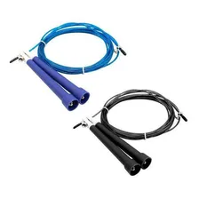 Corda Pular Cross Speed Rope Cabo De Aço 3 Mts Com Rolamento Foto  mini 1