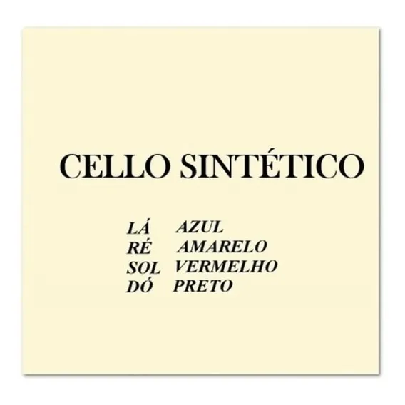 Corda Ré Avulsa Sintética M Calixto Para Violoncelo Foto 1