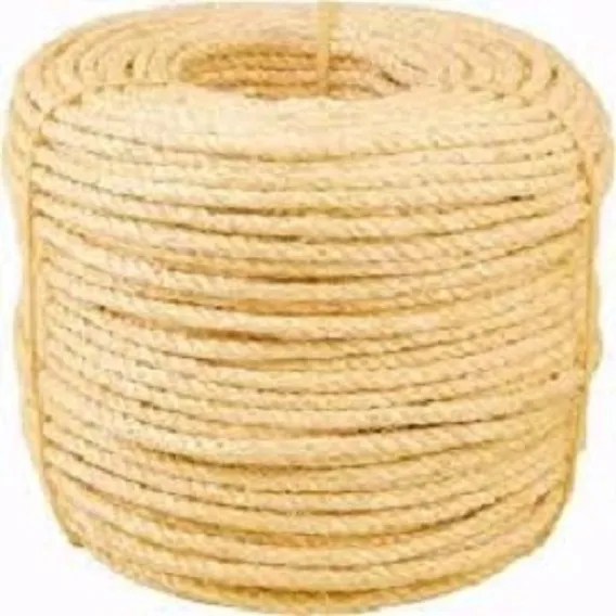 Corda Sisal Natural 8 Mm Rolo Com 220 Metros Foto 1