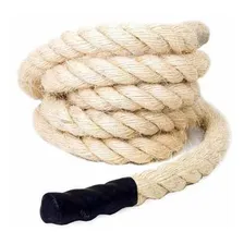 Corda Sisal Naval 38mm 4mts Treino Cross Academia Escalada Foto mini 2