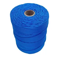 Corda Trançada 2,0mm (seda) Cordaville - Rolo Com 448 Metros Cor Azul-royal Foto  mini 1