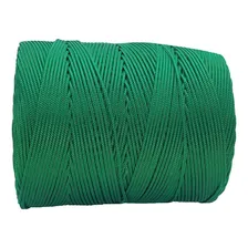 Corda Trançada 3,0mm (seda) Cordaville - Rolo Com 207 Metros Cor Verde Bandeira Foto  mini 1
