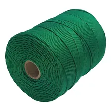 Corda Trançada 3,0mm (seda) Cordaville - Rolo Com 207 Metros Cor Verde Bandeira Foto mini  2