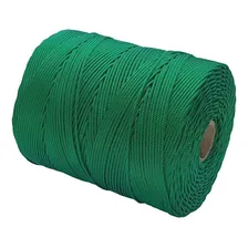 Corda Trançada 3,0mm (seda) Cordaville - Rolo Com 207 Metros Cor Verde Bandeira Foto mini 4