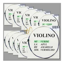 Corda Violino Mauro Calixto 4/4 1ª Mi E - Kit 10 Cordas Foto mini 1