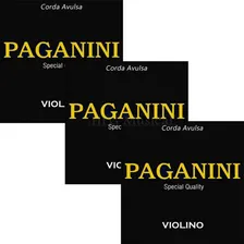 Corda Violino Paganini 1ª Mi E - Kit Com 3 Cordas Foto  mini 1