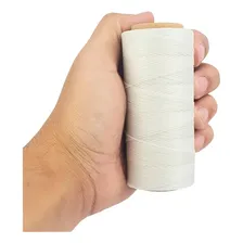 Cordão Encerado 1mm - Fio Cordone Branco - 100 Metros - Brx Foto mini 4