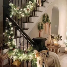 Cordão Pisca 100 Led Fixo Fio Transparente Natal Decor 110v Luzes Branco Quente Foto mini  3